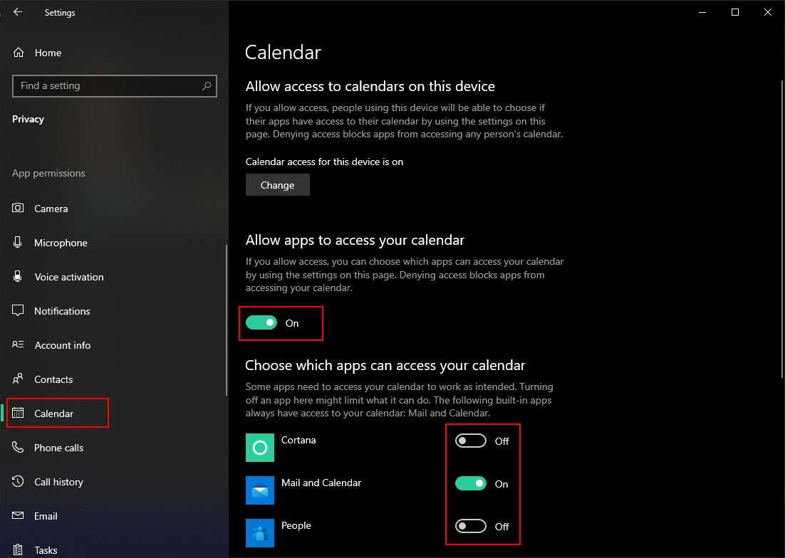 จะป้องกันแอพไม่ให้เข้าถึงปฏิทินบน Windows 10 ได้อย่างไร 