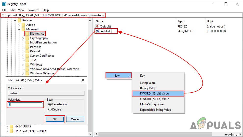 วิธีปิดการใช้งานการจดจำใบหน้าหรือการเข้าสู่ระบบด้วยลายนิ้วมือใน Windows 10 