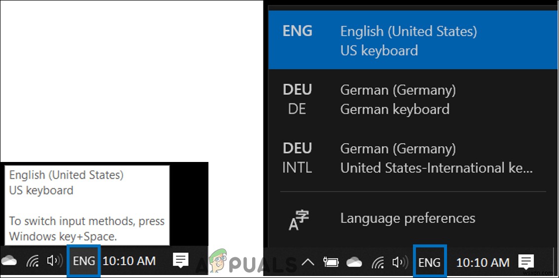 วิธีตั้งค่าทางลัดเพื่อเปลี่ยนรูปแบบแป้นพิมพ์ / ภาษาใน Windows 10 