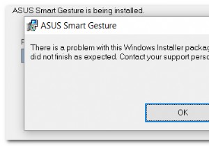 การแก้ไข:ไม่สามารถติดตั้งไดรเวอร์ ASUS Smart Gesture ได้ 