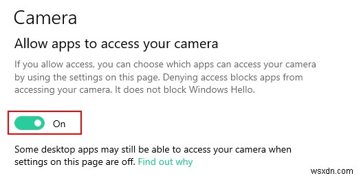 จะป้องกันแอพไม่ให้เข้าถึงกล้องใน Windows 10 ได้อย่างไร 