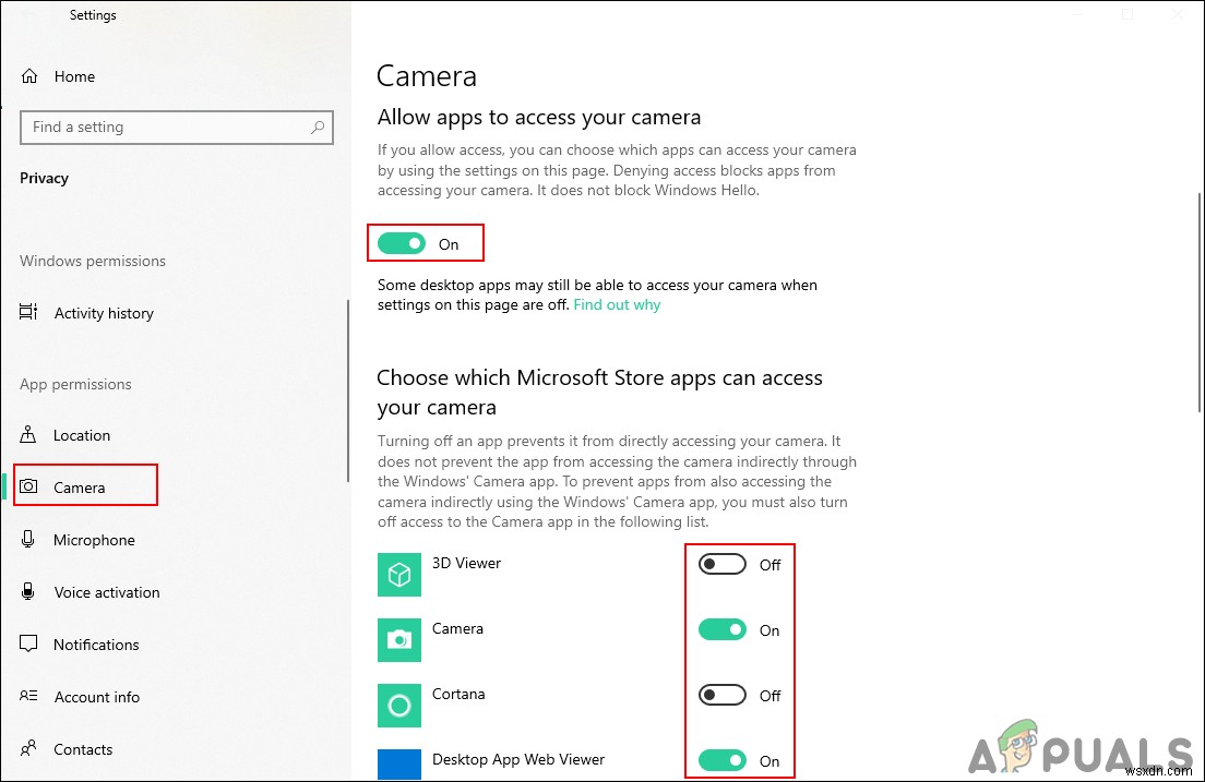 จะป้องกันแอพไม่ให้เข้าถึงกล้องใน Windows 10 ได้อย่างไร 