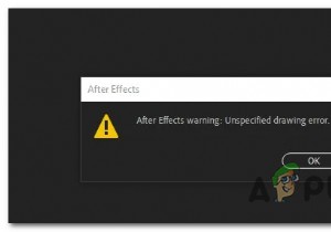 [แก้ไข] After Effects  Unspecified Drawing Error  