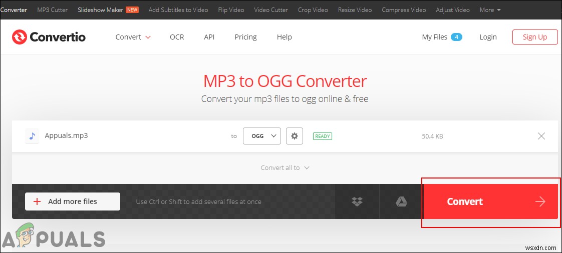 วิธีการแปลงไฟล์ MP3 เป็นรูปแบบ OGG? 