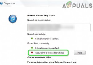 แก้ไข:ลิงก์ที่ปลอดภัยไปยัง iTunes Store ล้มเหลว 