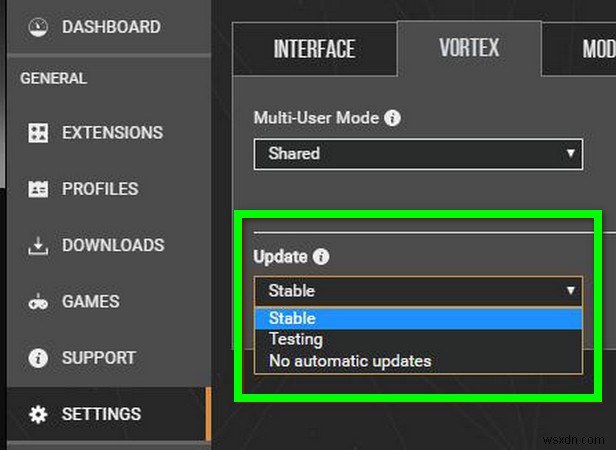 แก้ไข:การปรับใช้ Vortex ล้มเหลว 