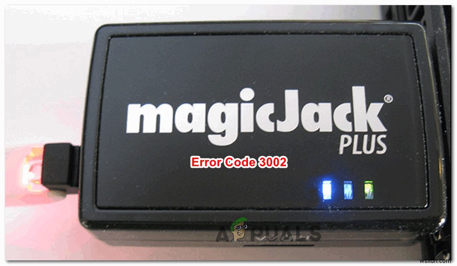 วิธีแก้ไข Magic Jack Error 3002 