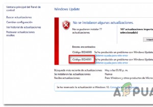 วิธีแก้ไขข้อผิดพลาดของ Windows Update 80246001 