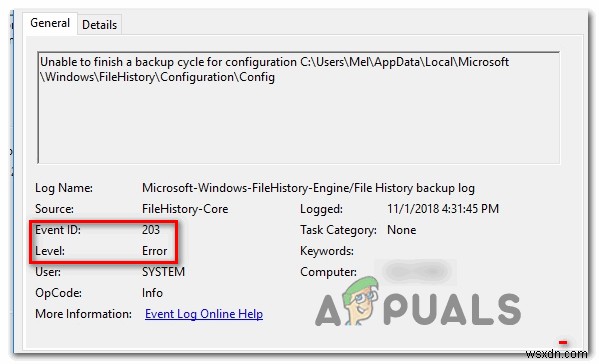 วิธีแก้ไขข้อผิดพลาด FileHistory 201 บน Windows 10 