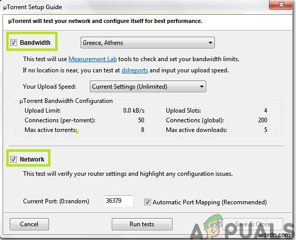 uTorrent ติดอยู่ในการเชื่อมต่อกับเพียร์ [แก้ไข] 