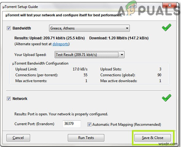 uTorrent ติดอยู่ในการเชื่อมต่อกับเพียร์ [แก้ไข] 