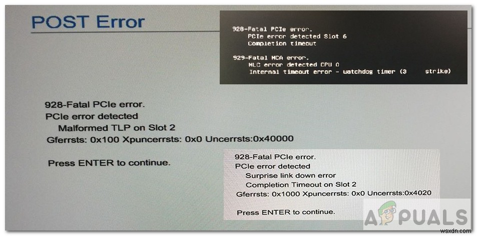 จะแก้ไขข้อผิดพลาด 928 Fatal PCIe ได้อย่างไร 