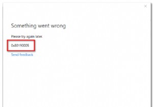 จะแก้ไขรหัสข้อผิดพลาดของแอป Xbox 0x80190005 ได้อย่างไร 