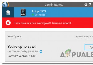 [แก้ไข] มีข้อผิดพลาดในการซิงค์กับ Garmin Connect 