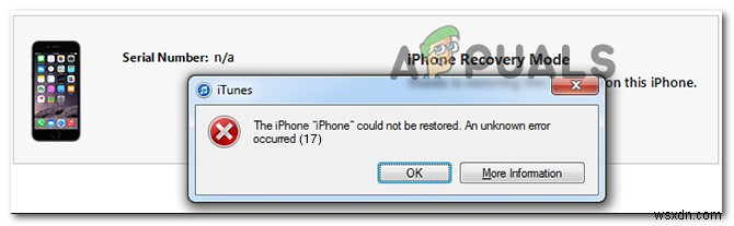 วิธีแก้ไข iTunes Error Code 17 บน Windows 