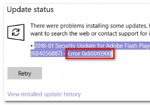 จะแก้ไขข้อผิดพลาด Windows Update 0x800f0900 ได้อย่างไร 
