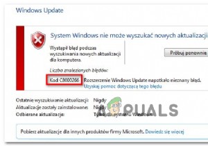 จะแก้ไขข้อผิดพลาดการอัปเดต Windows 10 C8000266 ได้อย่างไร 