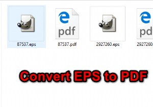 วิธีการแปลงไฟล์ EPS เป็น PDF?