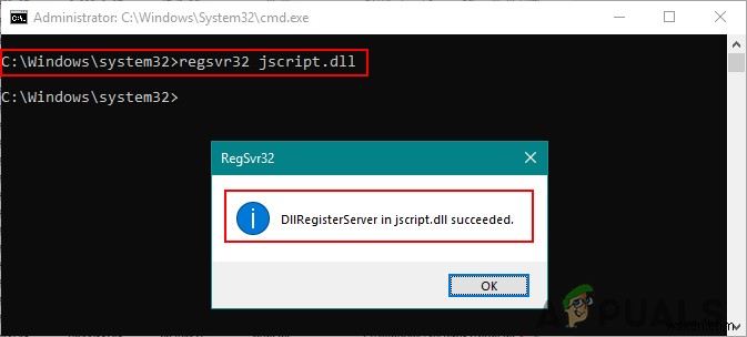 วิธีลงทะเบียนไฟล์ DLL หรือ OCX ใน Windows 10 ผ่าน Command Prompt 