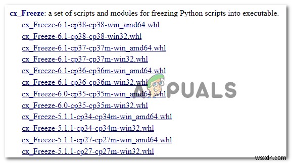 จะแก้ไข  CX_Freeze Python Error ในสคริปต์หลัก  ได้อย่างไร 