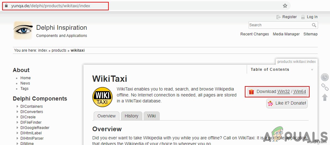 วิธีการใช้ WikiPedia ออฟไลน์? 