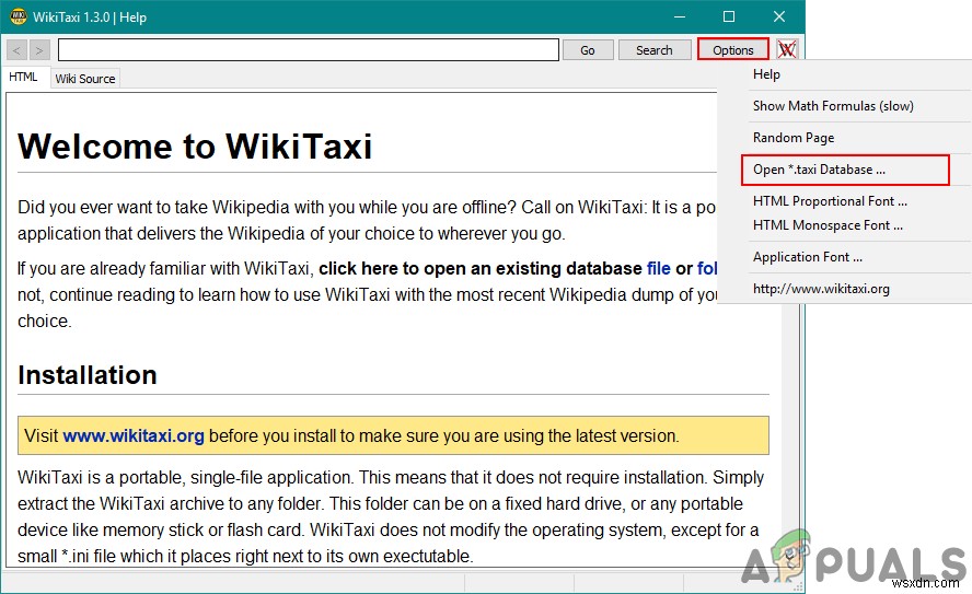 วิธีการใช้ WikiPedia ออฟไลน์? 