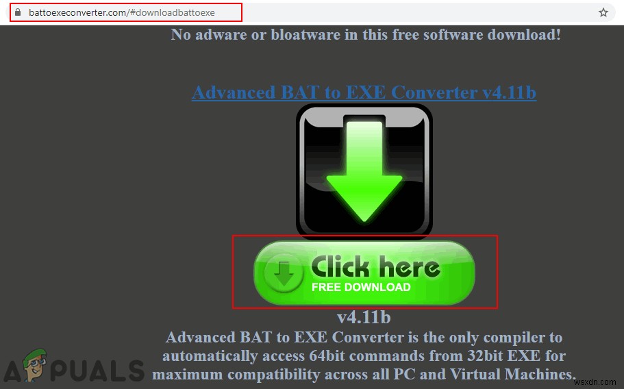 การแปลงไฟล์แบทช์ .BAT เป็นไฟล์ปฏิบัติการ .EXE 