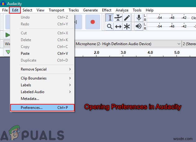 การติดตั้ง FFmpeg Library ใน Audacity 