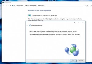 ปัญหาการตั้งค่าโฮมกรุ๊ปใน Windows 10