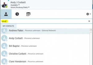 Skype for Business แสดงชื่อที่ไม่ถูกต้องสำหรับผู้ติดต่อ 