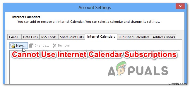 แก้ไข:ไม่สามารถเพิ่มหรือใช้ปฏิทินทางอินเทอร์เน็ตใน Outlook 2010 และเวอร์ชันที่เก่ากว่า 