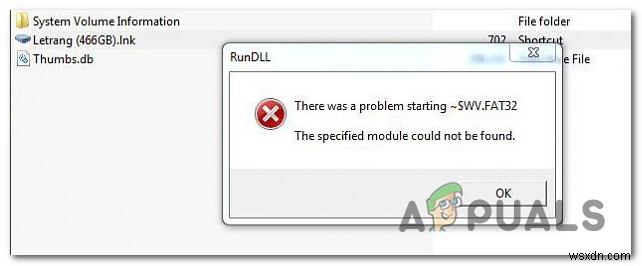 แก้ไข RunDLL  มีปัญหาในการเริ่มต้น  เมื่อเปิด HDD 