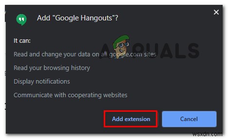 Google Hangouts หน้าจอดำเมื่อแชร์หน้าจอ 