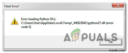 แก้ไข:Google Drive  เกิดข้อผิดพลาดในการโหลด Python DLL  