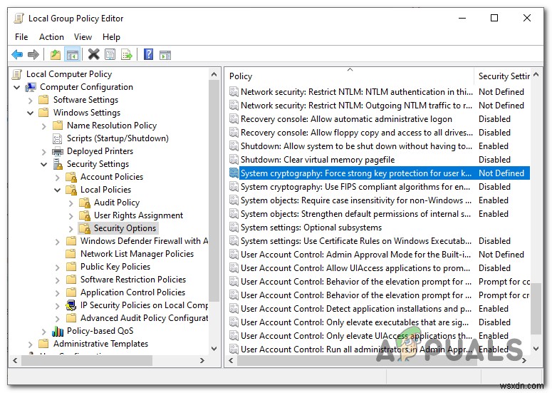 เกิดข้อผิดพลาดร้ายแรงขณะสร้างข้อมูลรับรองไคลเอ็นต์ SSL ใน Event Viewer 