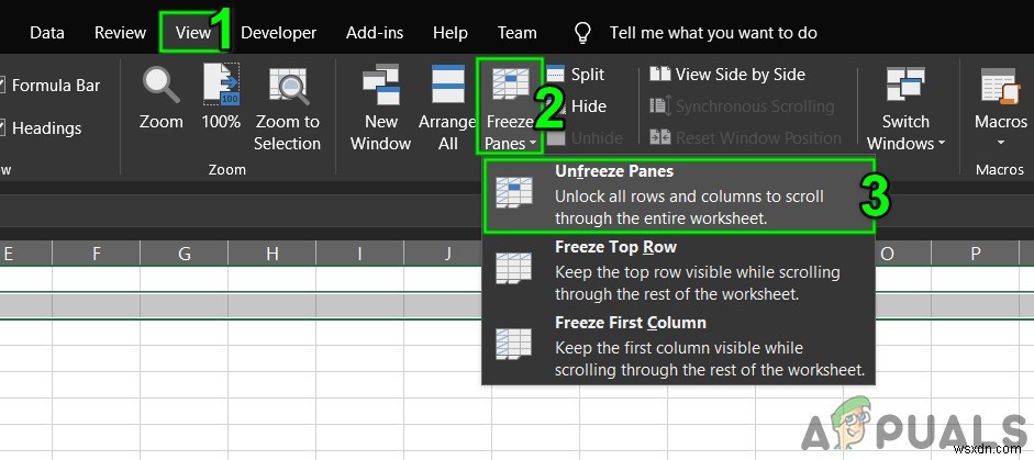 ไม่สามารถเพิ่มหรือสร้างเซลล์ใหม่ใน Excel 