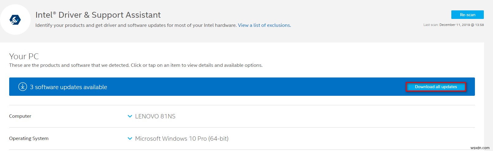 ข้อผิดพลาด 0x80240061 เมื่อติดตั้งไดรเวอร์อินเทอร์เฟซ Intel Management Engine 