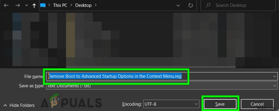 จะเพิ่ม Boot to Advanced Startup Options ให้กับ Context Menu ได้อย่างไร? 