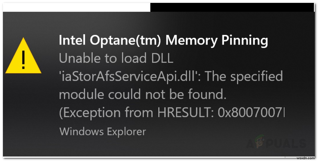 แก้ไขข้อผิดพลาดการตรึงหน่วยความจำ Intel Optane บน Windows 10 