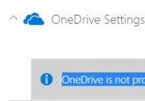 OneDrive ไม่ได้จัดเตรียมไว้สำหรับข้อผิดพลาดของผู้ใช้นี้ 