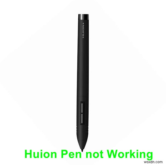 Huion Pen ไม่ทำงาน [แก้ไข]