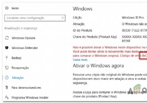 แก้ไขข้อผิดพลาดการเปิดใช้งาน Windows 0xC004B100 