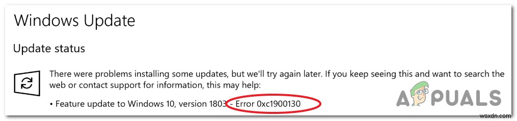 วิธีแก้ไขข้อผิดพลาด Windows Update 0xc1900130 