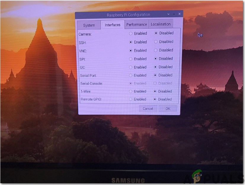 วิธีเข้าถึงส่วนต่อประสานกราฟิกกับผู้ใช้ (GUI) ของ Raspberry Pi โดยใช้ SSH และ VNC Viewer 