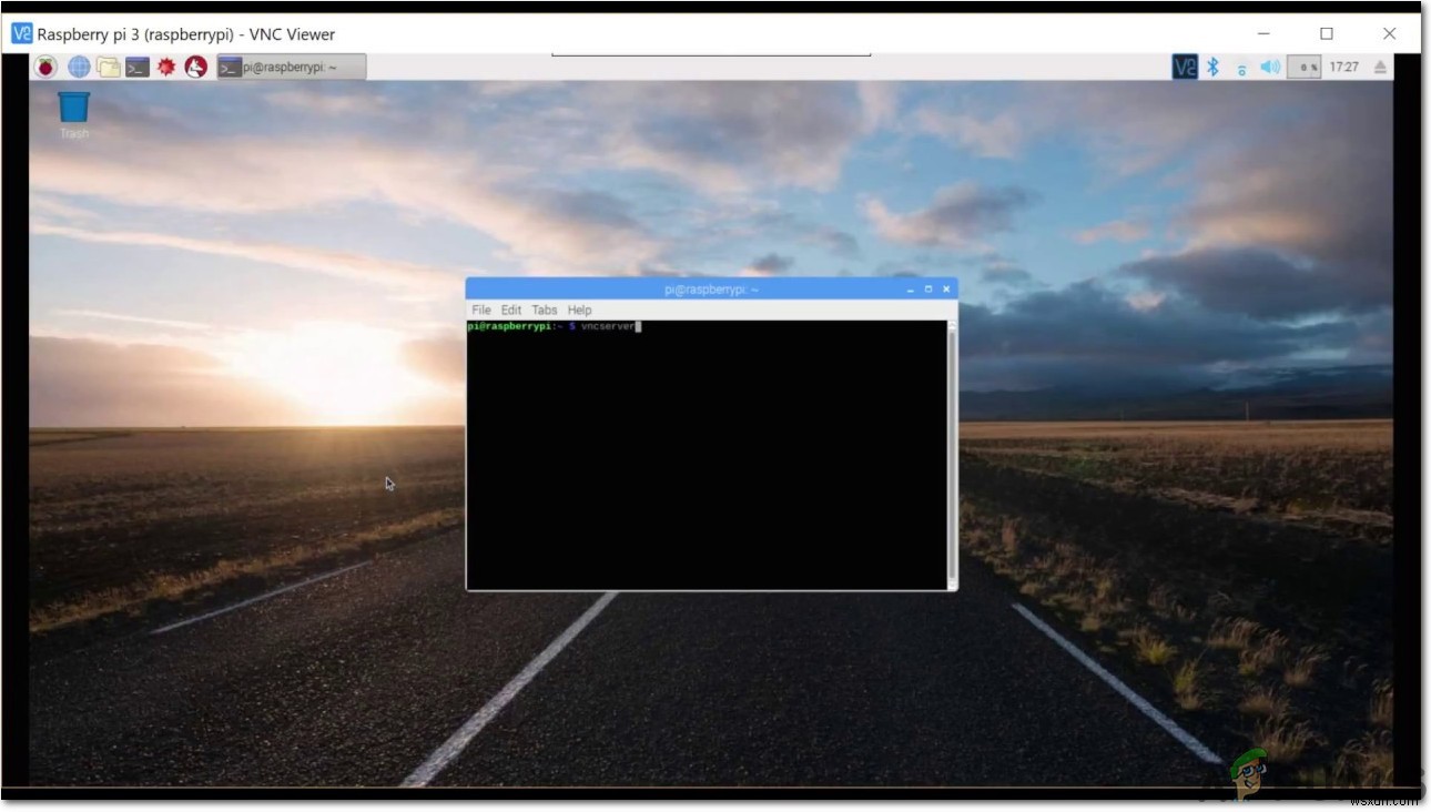 วิธีเข้าถึงส่วนต่อประสานกราฟิกกับผู้ใช้ (GUI) ของ Raspberry Pi โดยใช้ SSH และ VNC Viewer 