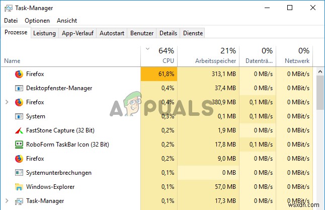 จะแก้ไขการใช้งาน CPU สูงของ Firefox บน Windows ได้อย่างไร 