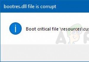 วิธีแก้ไขไฟล์ Corrupt Bootres.dll ใน Windows 10 