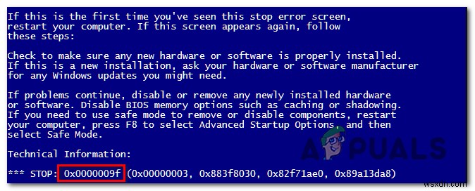 วิธีแก้ไขข้อผิดพลาด Stop 0x0000009f บน Windows 