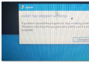 วิธีแก้ไขข้อผิดพลาด  Sivinit Has Stopped Working  บน Windows 