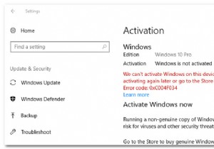วิธีแก้ไขข้อผิดพลาดการเปิดใช้งาน Windows 10 0xc004f034 